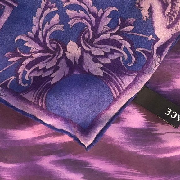Authentic Versace Silk Scarf - Picture 4 of 7